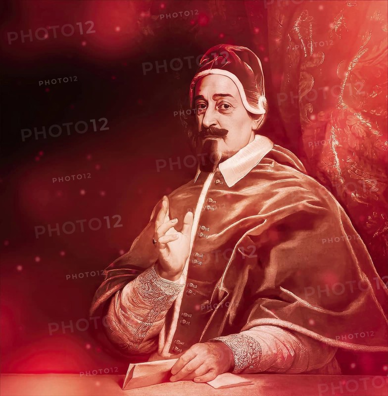 Pope Alexander VII, Alessandro VII, Alexandre VII, Alejandro VII, born Fabio Chigi, 1599 – 1667, ruler of the Papal States from 1655 until his death in 1667, digitally edited after a painting by Giovanni Battista Gaulli