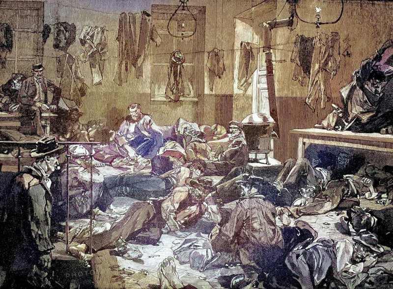 The visit of the Grand Dukes of Russia to the Chateau Rouge cabaret, 1880, France, reproduction from a 19th-century model. Authentic, file restored for optimal use, exact date of original unknown, nostalgically colored