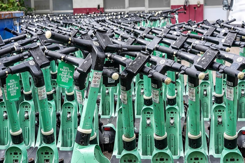 E-scooters delivered to a landlord's depot, serviced and repaired here