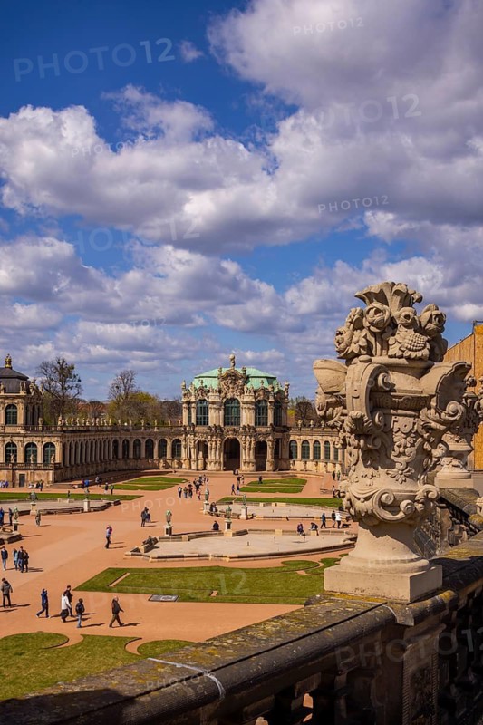 Dresdner Zwinger, Lustgarten, Dresden, Saxony, Germany