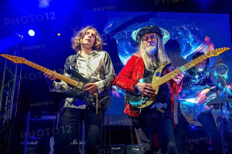 Uli Jon Roth, right, Guitarist, D, Ex Scorpions, Hard & Heavy Rock, Virgin Killer 50th Anniversary Tour, live, 10 May 2026, Lido, Berlin, Germany < english> Uli Jon Roth, Guitarist, Germany (Ex-Scorpions), Hard & Heavy Rock - Virgin Killer 50th Anniversary Tour - Live, May 10, 2026, Lido, Berlin, Germany