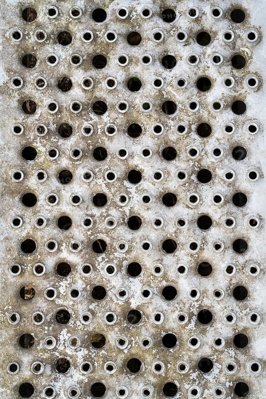 Metal grid with pattern, full format, background image