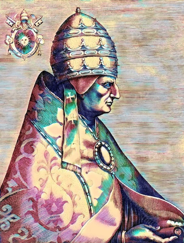 Peter of Candia, also known as Peter Phillarges, Pietro Di Candia, Petros Philargos, c. 1339 – 1410, as Alexander V or Alessandro V, antipope elected by the Council of Pisa during the Western Schism, he reigned from 1409 to his death in 1410