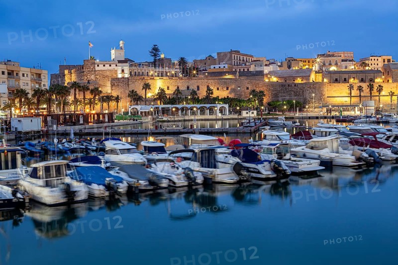 The Maritime Royal Club has a great view of the Old city of Melilla, North Africa