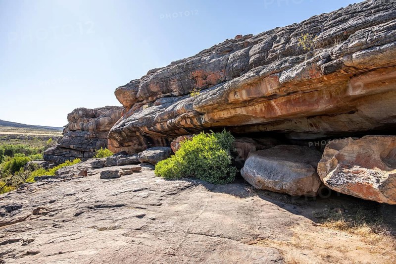Landscape, rocks of the Seville Rock Art Trail, Cedar Mountains, Clanwilliam, Western Cape, Republic of South Africa