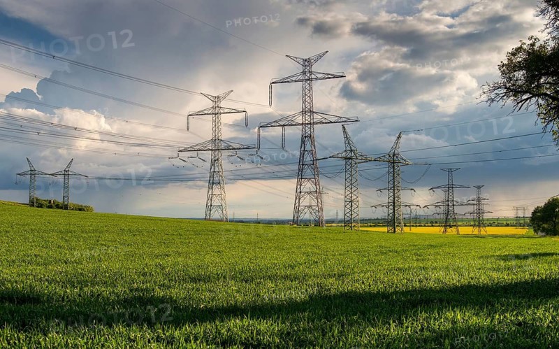 Czech Republic, Czech Republic, cultivated landscape, overhead line, high-voltage power line, cultural landscape, power line, landscape wiring, transmission line