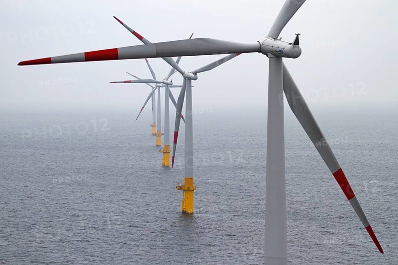 Offshore wind turbines, Ostsee-Mecklenburg-Vorpommern, Germany