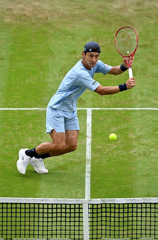 Sho Shimabukuro (JPN) BOSS Open 2026, ATP 250 tennis, grass-court tournament, Stuttgart, Baden-Württemberg, Germany