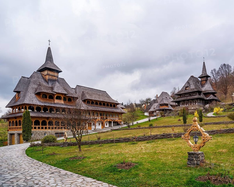 Bârsana Monastery, Iza Valley, Maramure?, Romania