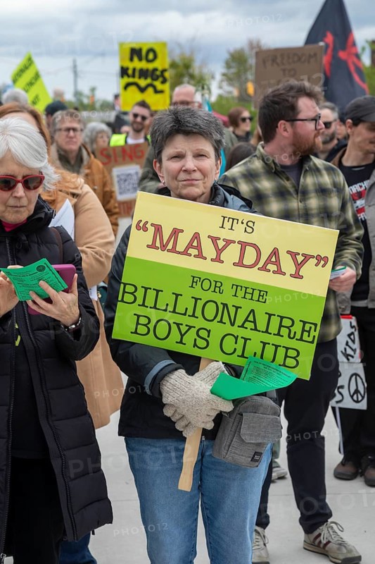 Detroit, Michigan USA - 1 May 2026 - The labor movement and supporters held a May Day rally, followed by a march to the ICE field office. A main theme was President Trump's attacks on the labor movement and immigrant workers
