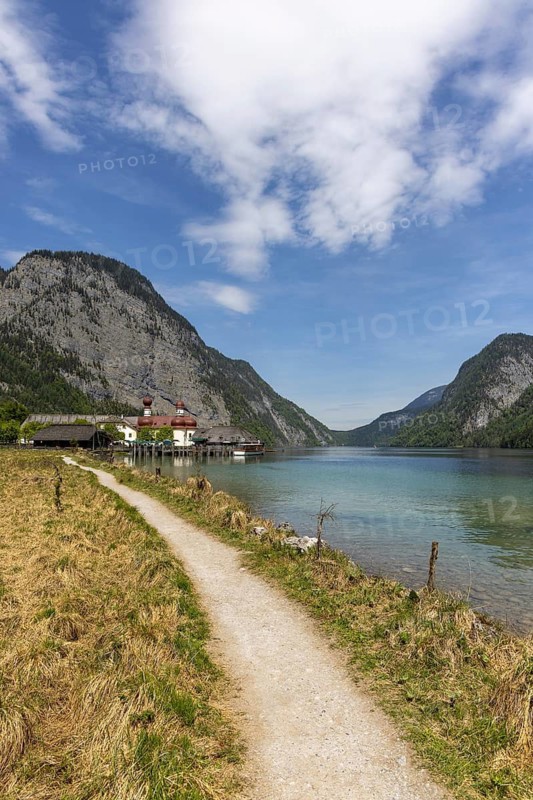 St. Bartholomä, Königssee, Berchtesgaden National Park, Germany