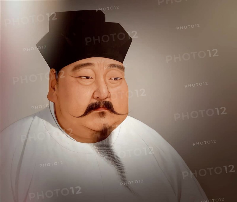 Emperor Taizu of Song, 927 — 976, personal name Zhao Kuangyin, courtesy name Yuanlang, the founding emperor of the Song Dynasty of China, 1st century AD, digitally edited based on a historical illustration