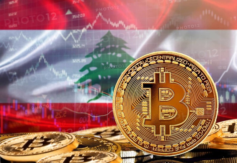 Investors in cryptocurrency and Blockchain Technology in Burkina Faso, Concept. Bitcoin with Burkinabe flag in the background