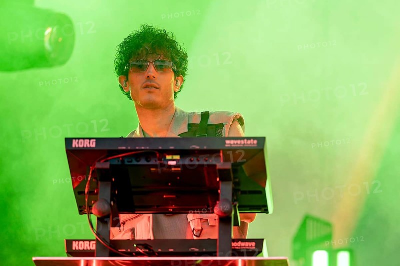 Kid Simius, musician from Marteria live at Rock im Park on Zeppelin Field in Nuremberg on 05.06.2026