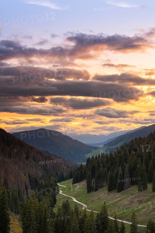 New Year's Eve Valley, Toblach, Bolzano, Dolomites, Italy