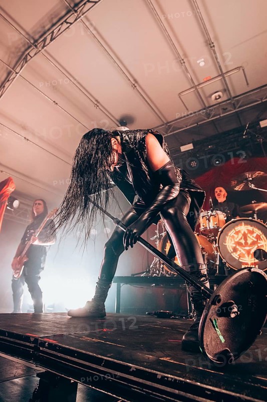 Johannes Eckerström, singer of the band Avatar live on In The Airwaves Tour at Munich's TonHalle on 05.03.2026