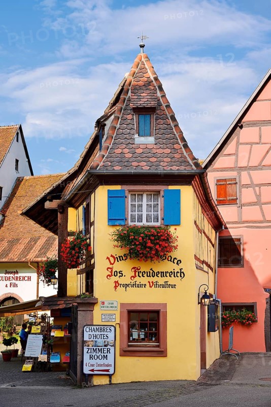 Weingut Joseph Freudenreich, Unterlindenhof, Eguisheim, Haut-Rhin, Alsace, Grand Est, France