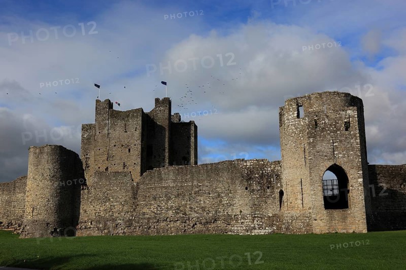 Dunmoe Castle in Navan, An Uaimh, a town in County Meath in Ireland
