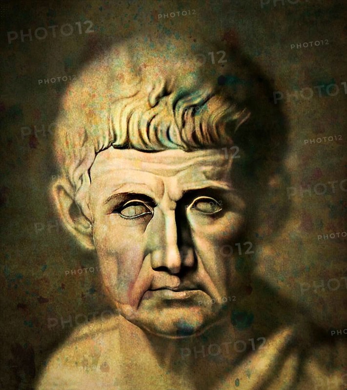 Aristotle, 384-322 BC, ancient Greek philosopher and scientist, digitally altered