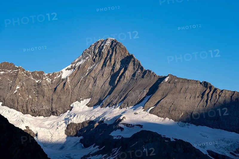 Impressive high-alpine landscape, Eiger mountain summit, Bernese Alps, Bernese Oberland, Switzerland