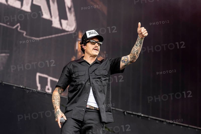 Dylan Funny Man Alvarez, rapper from Hollywood Undead live at Rock im Park on Zeppelin Field in Nuremberg on 06.06.2026