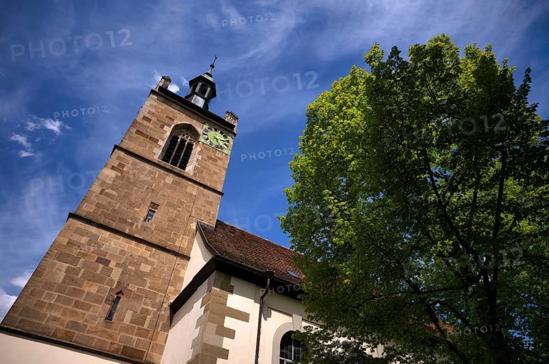 Protestant Luther Church, Fellbach, Waiblingen District, Baden-Württemberg, Germany