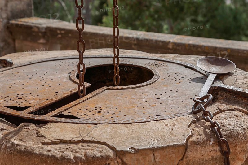 Historic fountain, Santuari de Monti-Sión, Majorca