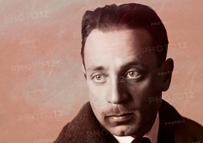 Portrait of Rainer Maria Rilke, 1875 – 1926, Austrian poet and novelist, digitally edited