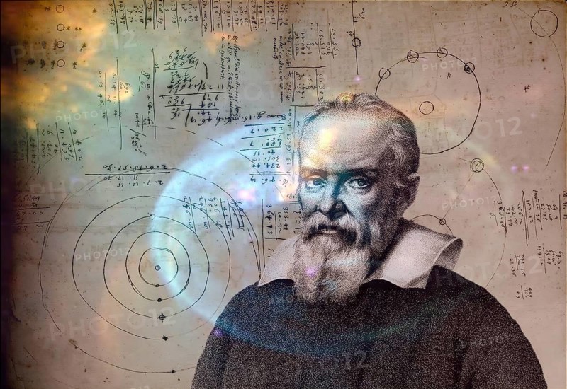 Galileo Galilei, 1564, 1642, Italian astronomer, handwritten scientific notes
