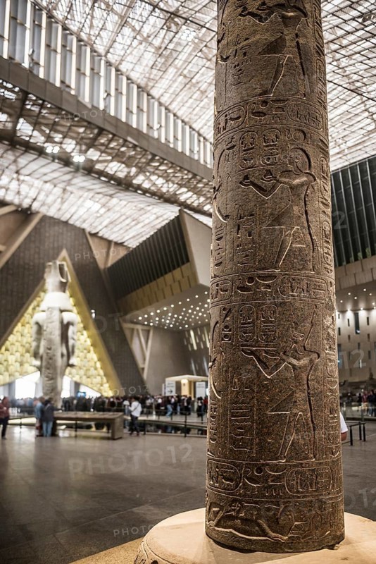 Entrance Hall, Grand Egyptian Museum, GEM, Giza, Cairo, Egypt
