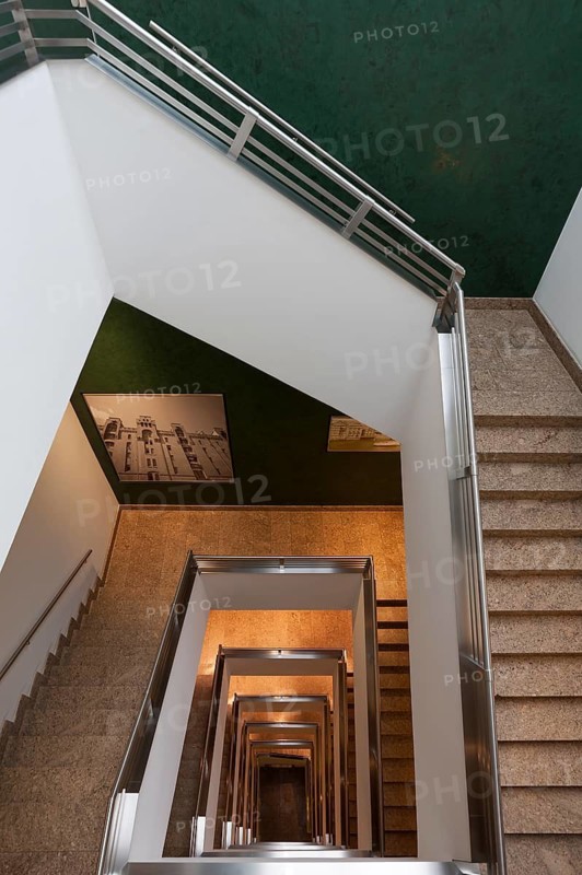 Staircase around 1920 of a commercial building, Mönckebergstraße Hamburg, Germany