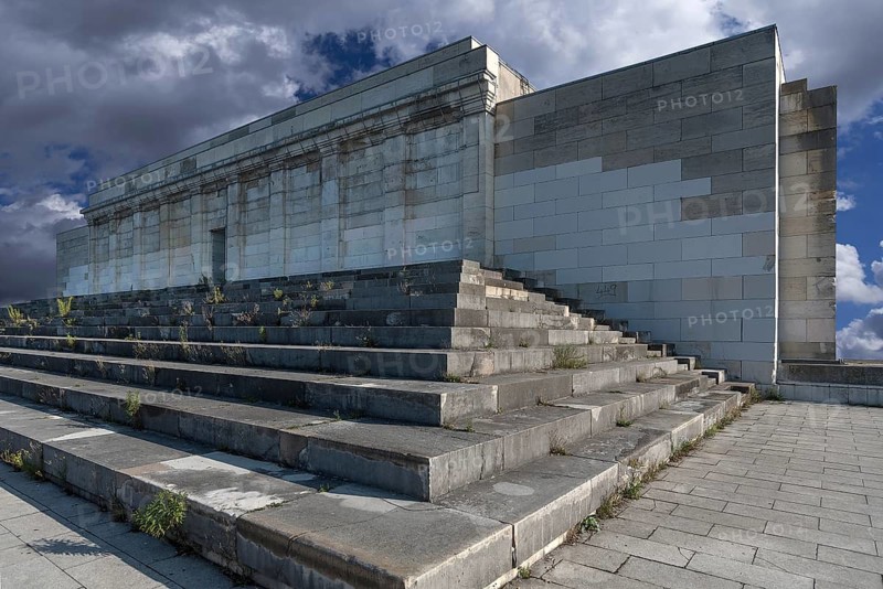 Main stand of the Zeppelin field from 1940 on the former Reichsparteitagsgelände, Nuremberg, Middle Franconia, Bavaria, Germany