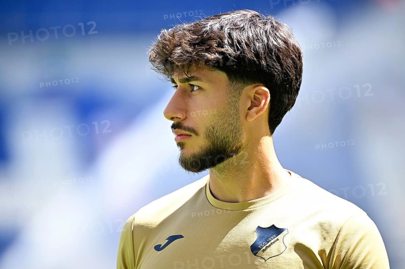 Muhammed Damar TSG 1899 Hoffenheim (10) portrait Football Bundesliga, PreZero Arena, Sinsheim, Baden-Württemberg, Germany
