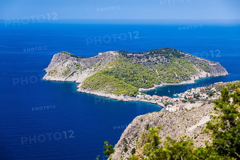 Landscape, travel, Greece, island of Kefalonia, Port Erisos, port, island of Kefalonia, Greece