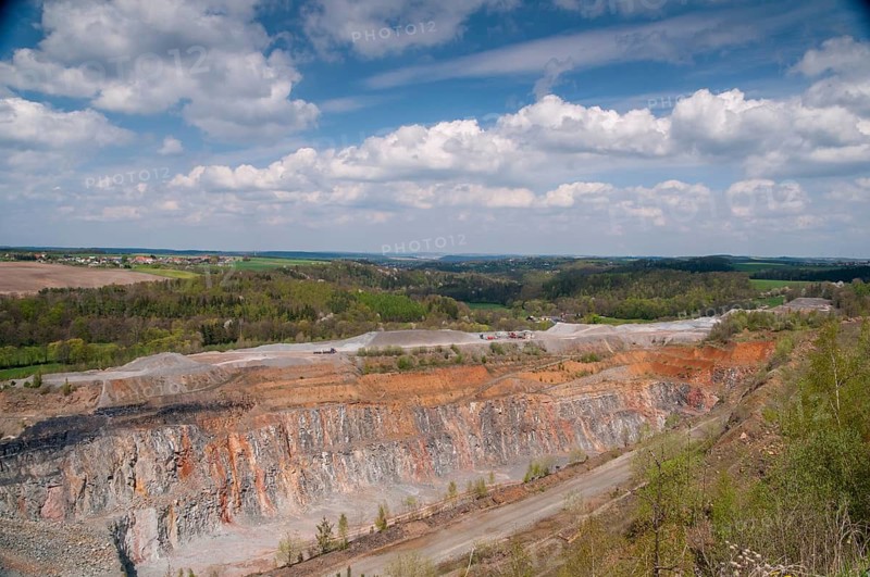 Germany, Greiz, Thuringia, Thuringia, cultivated landscape, spring, rock mining, cultural landscape, landscape, quarry, spring, quarry, quarry, quarry, quarry