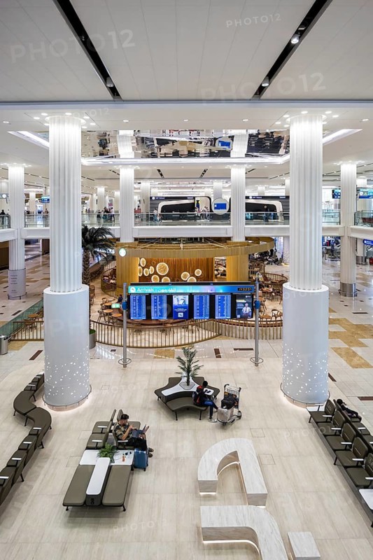 Terminal 1 of the airport in Dubai, United Arab Emirates