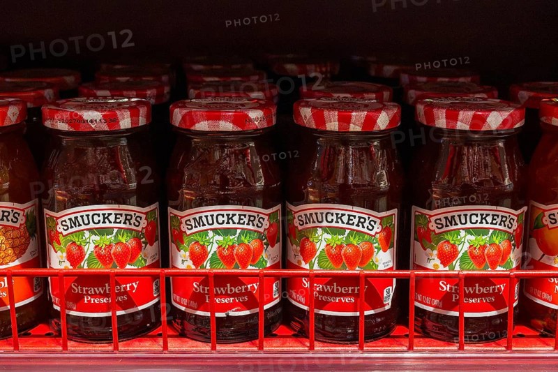 Smuckers strawberry jams, Bangkok, Thailand