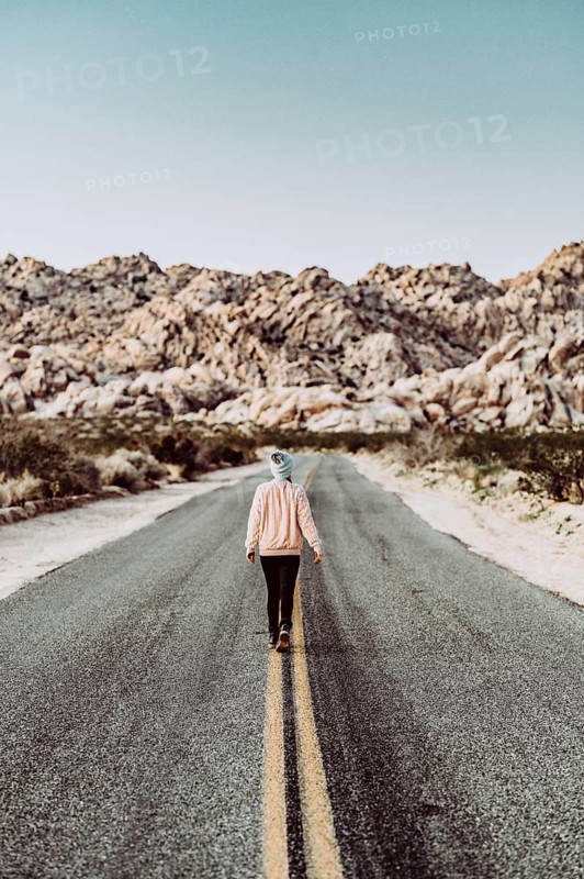 Walking in Joshua Tree National Park