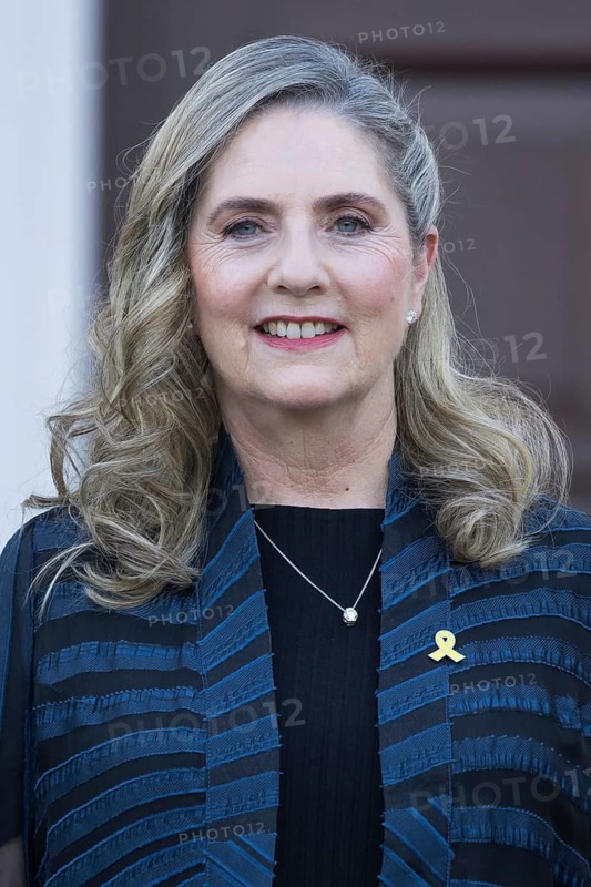 Michal Herzog (woman of the President of the State of Israel) arriving at the festive dinner to mark the 60th anniversary of the establishment of diplomatic relations between the Federal Republic of Germany and the State of Israel on 12 May 1965 at Bellevue Palace. The dinner, hosted by Federal President Frank-Walter Steinmeier and First Lady Elke Büdenbender, will also be attended by the President of the State of Israel Isaac Herzog and his woman Michal Herzog. Berlin, 12.05.2025