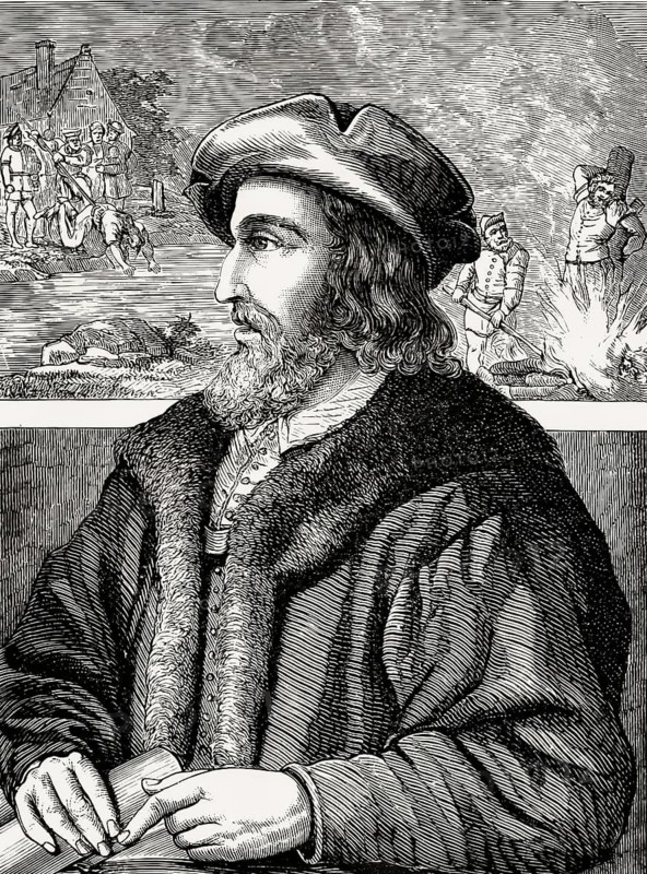 Balthasar Hubmaier, 1480 - 1528, German Anabaptist leader