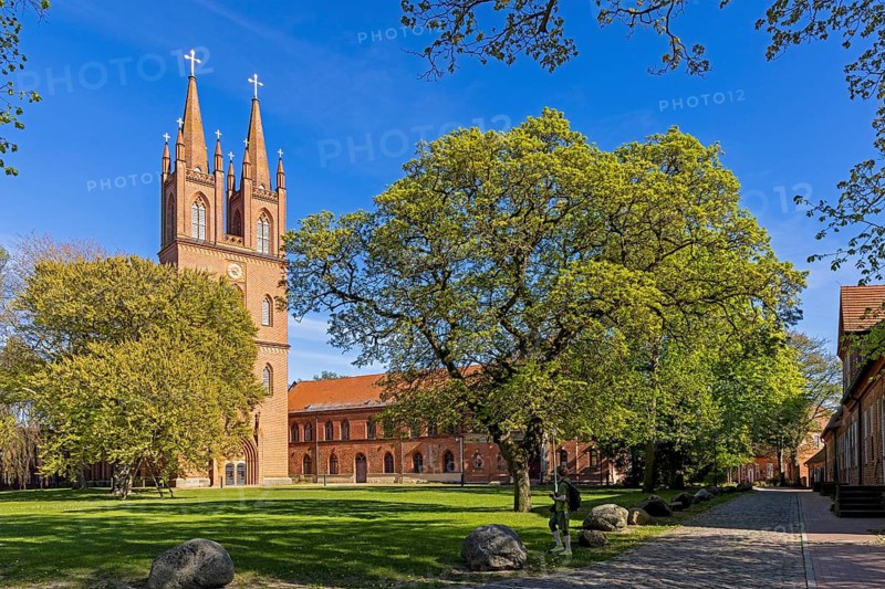 Church, Dobbertin Abbey, Goldberg, Mecklenburg-Western Pomerania, Germany