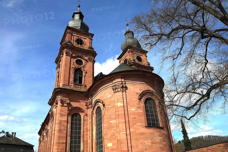 St. Gangolf Parish Church, Amorbach, Miltenberg District, Lower Franconia, Bavaria, Germany