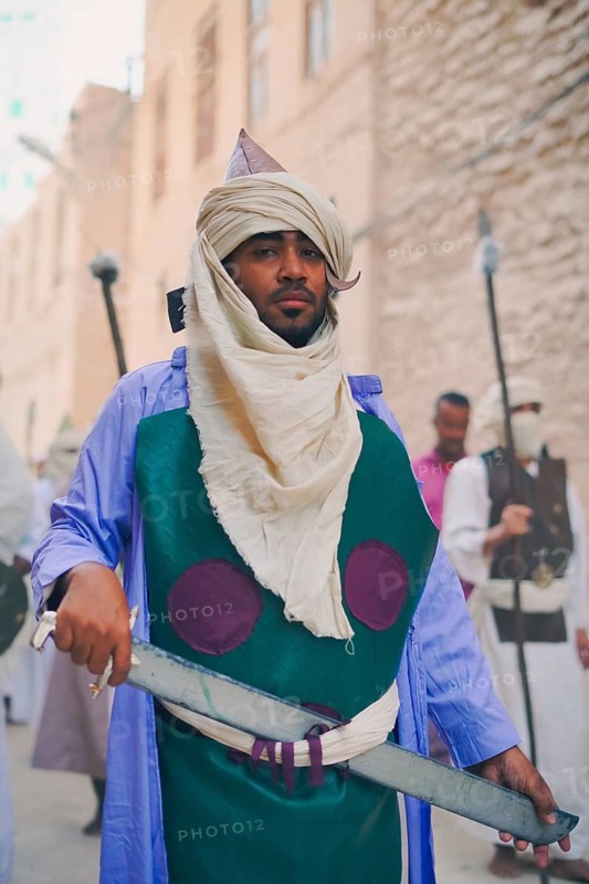 An atmosphere full of joy is being witnessed in Yemen during the Eid al-Adha period, as entertainment activities are held for children and their families in Taiz, Yemen, March 20, 2024, Seiyun, Yemen