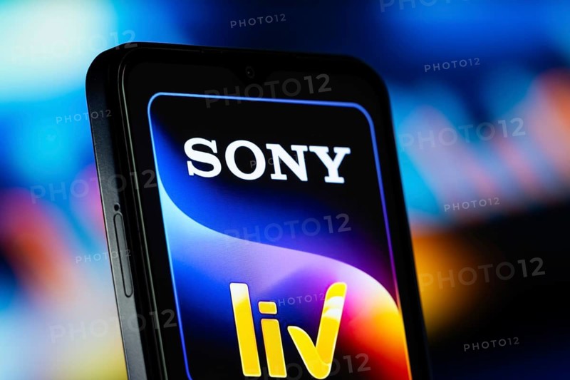 Mumbai, India- 8 July 2026: Sony LIV logo is seen on a smartphone