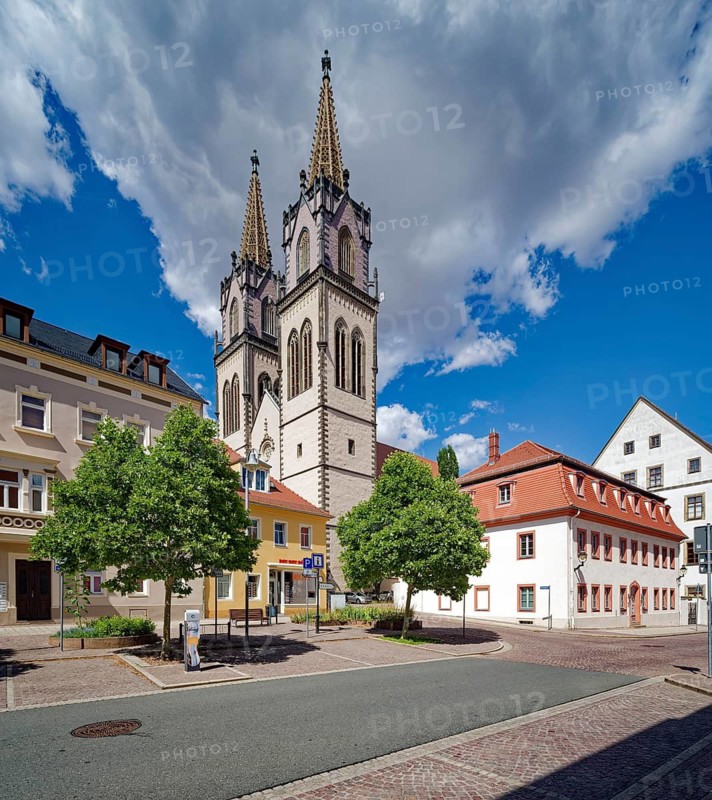St. Aegidienkirche und Oschatzer Freizeitstätten, Stadtkirche, parish church, religious building, Oschatz, Saxony, Germany