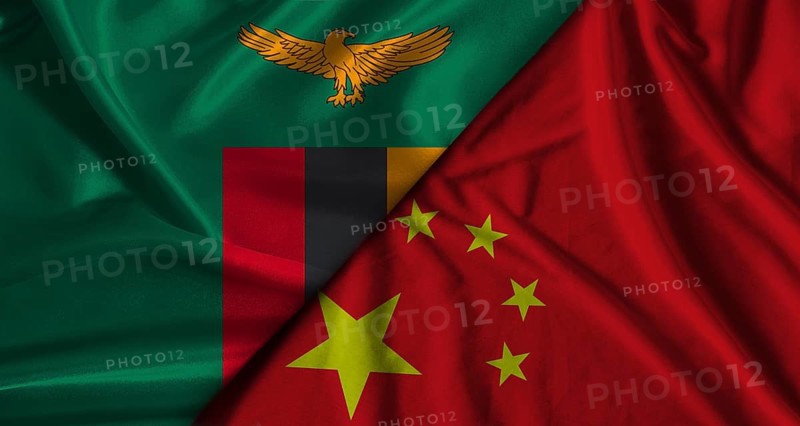 Bilateral relations between Zambia and China. Flag of Zambia and China