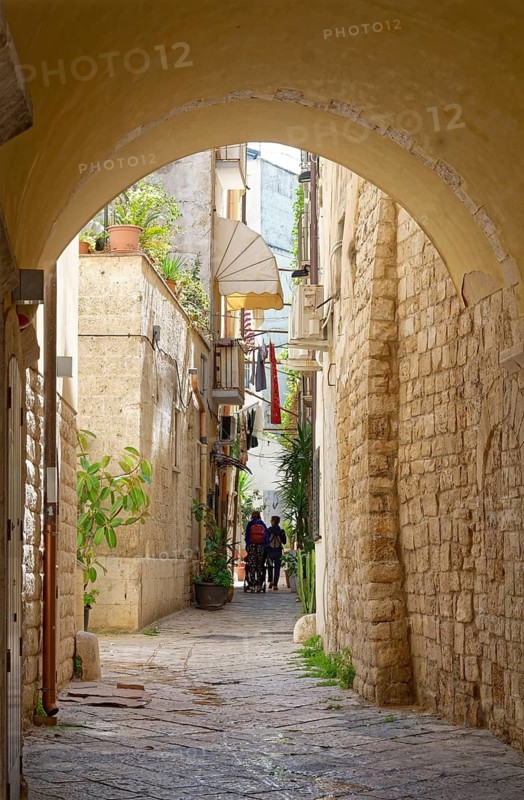 Bari Veccia, old town of the southern Italian city of Bari. Bari, Apulia, Italy