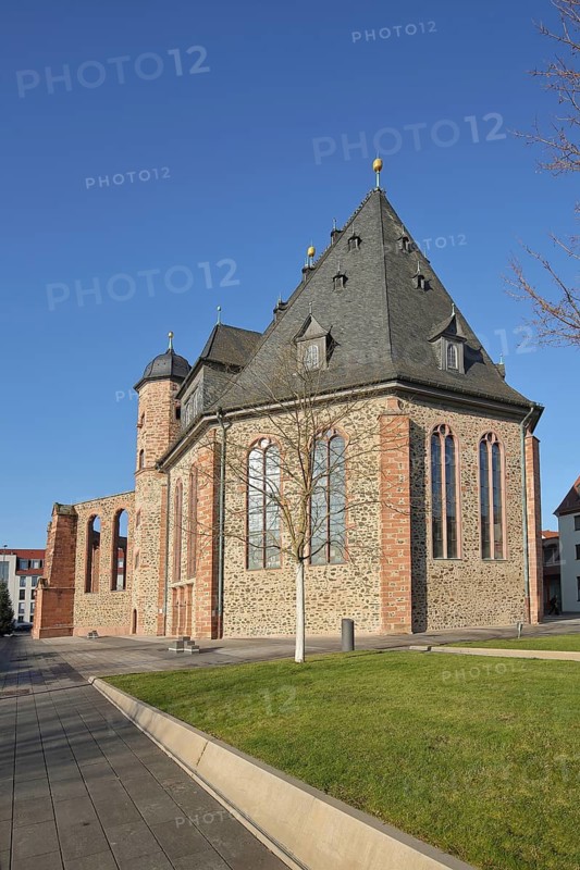 Walloon Dutch Church, built 1608, ruin, double church, Hanau, Hesse, Germany