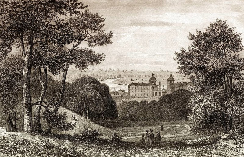 Greenwich Park, Greenwich, London, England, 18. Jahrhundert