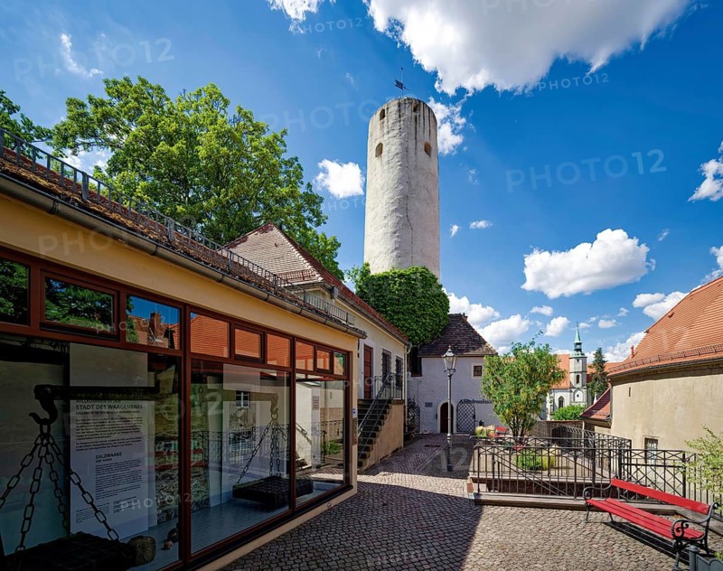 Stadt- und Waagenmuseum, Waagenmuseum, Waagenbau, Regionalmuseum, Alt-Oschatzer Stadttor, Oschatz, Saxony, Germany